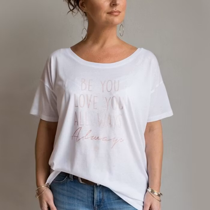 T-shirt Be you, Love you Vit - Soul Factory