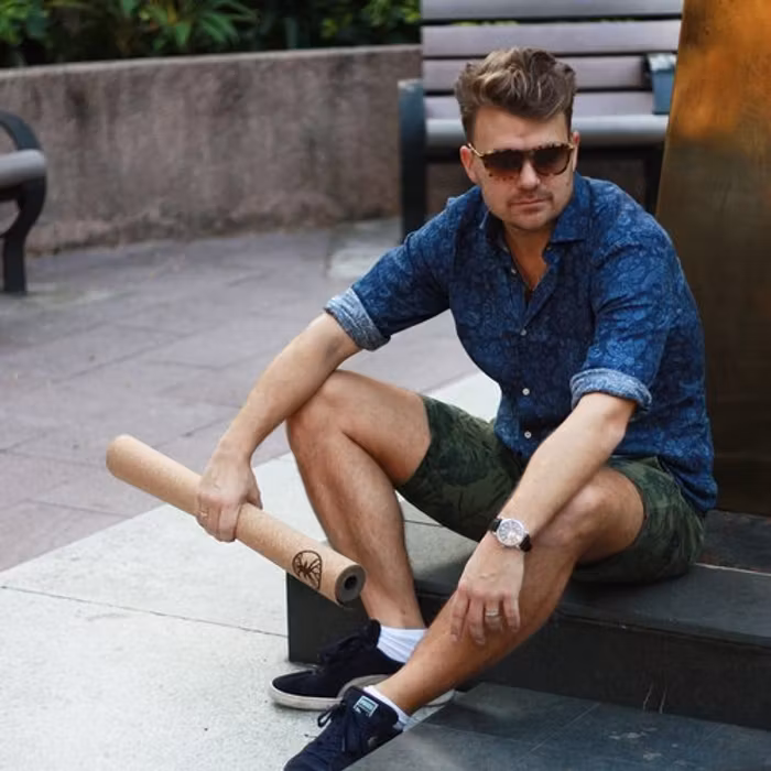 Yogamatta travelmat Kork "The practice of life" - Yggdrasil