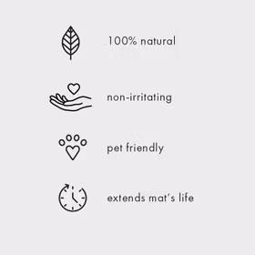 Yogamattrengöring Medium Gingergrass Natural Rubber Mat Restore - Manduka Yogamattrengöring Medium Gingergrass Natural Rubber Mat Restore - Manduka