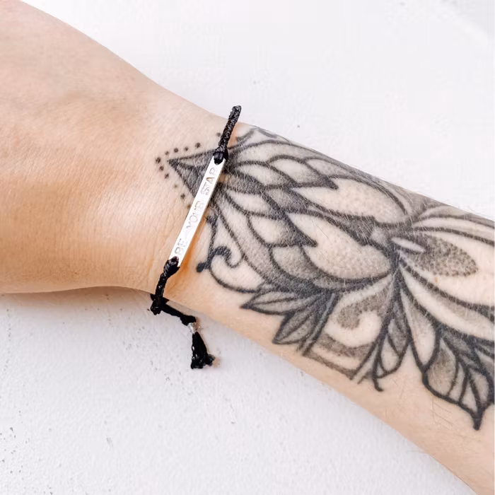 Armband Live Your Dream Black - Santa Ni