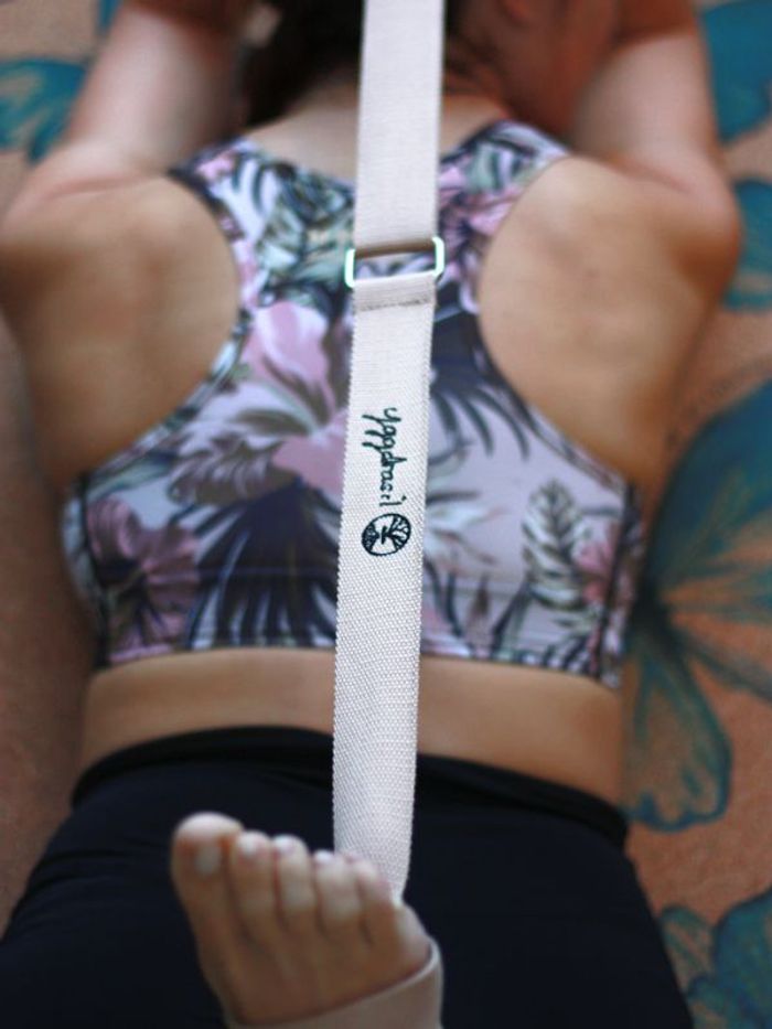 Bärrem / yogabälte Petrol - Yggdrasil