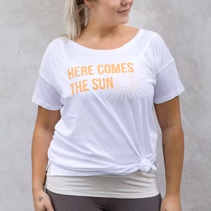 2:A Sortering T-shirt stl XL "Here comes the sun" White - Soul Factory