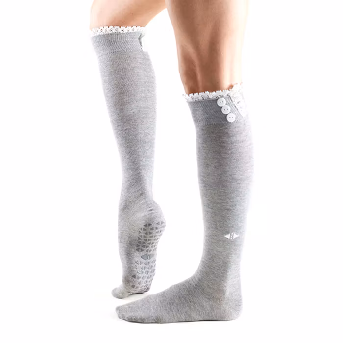 Yogastrumpor Knee High Selah Grip Stone - Tavi Noir