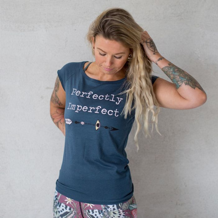 T-shirt Perfectly Imperfect Denim Blue - Soul Factory