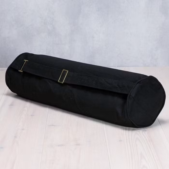 Yogaväska svart rund från YogiRAJ