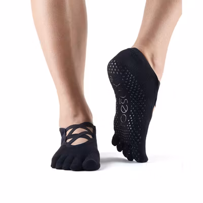 Yogastrumpor Toesox Fulltoe Elle Black - Toesox