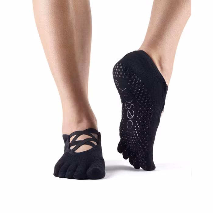 Yogastrumpor Toesox Fulltoe Elle Black - Toesox