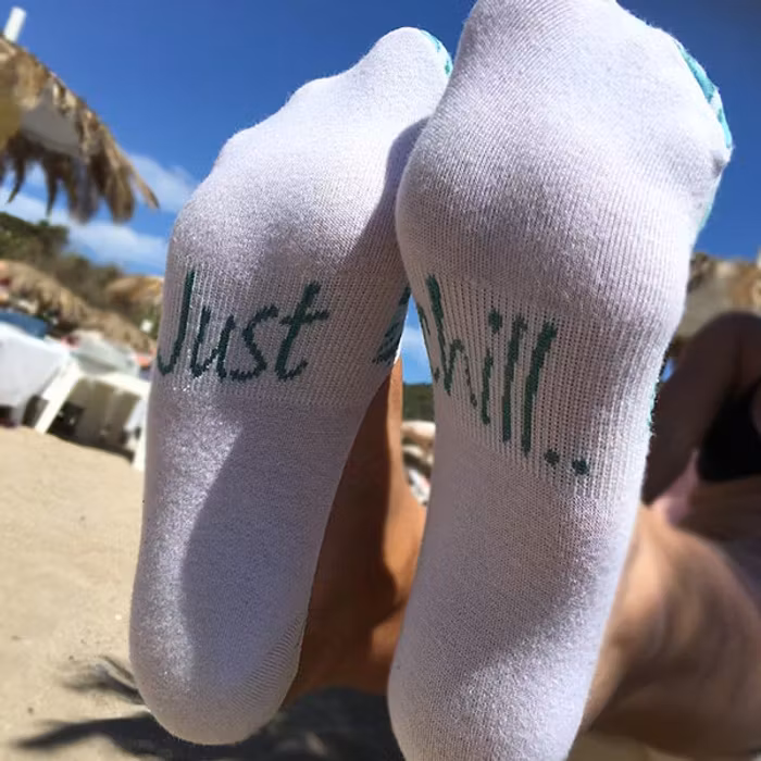 Strumpor/sneackersocks Palm - Love Ibiza