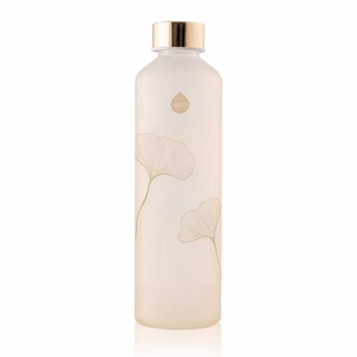 Vattenflaska Mismatch Ginkgo i glas - Equa