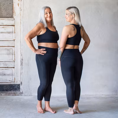 Yoga leggings High rise 7/8 Black - Girlfriend Collective Yoga leggings High rise 7/8 Black - Girlfriend Collective