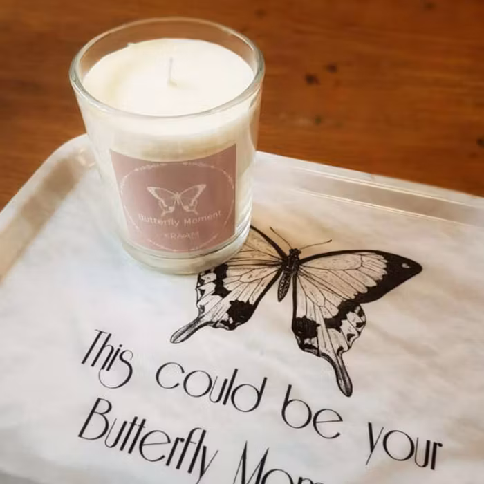Massage/doftljus Butterfly - Kraam by Anilla