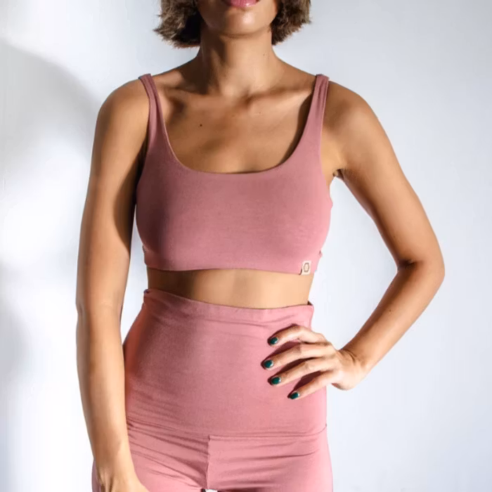 Yoga-Bh Boxy crop top Melrose - Indigo Luna