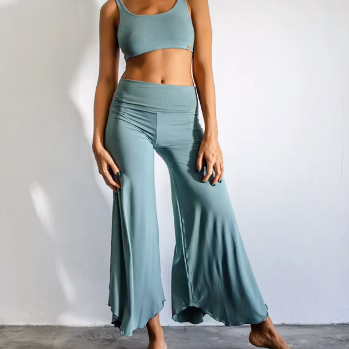 Yogabyxor Layla Flares Sage - Indigo Luna