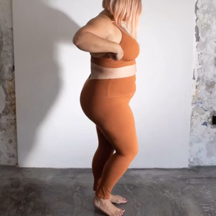 Yogabyxor Ananda leggings Clay - Indigo Luna