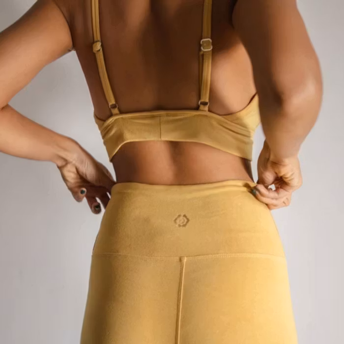 Sport-BH Yoga Ananda crop Dandelion - Indigo Luna
