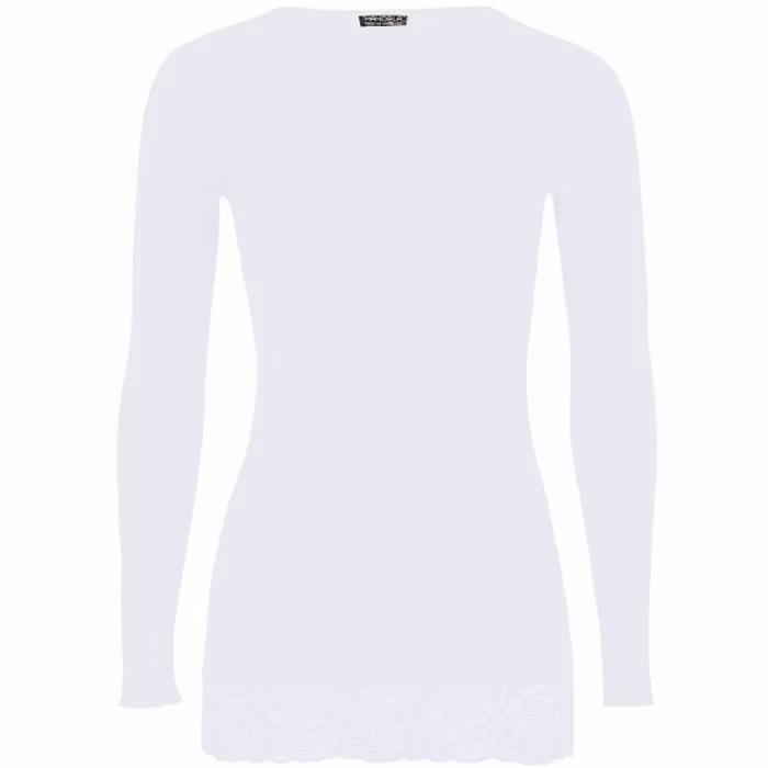 Yogatröja Long Shirt White - Mandala