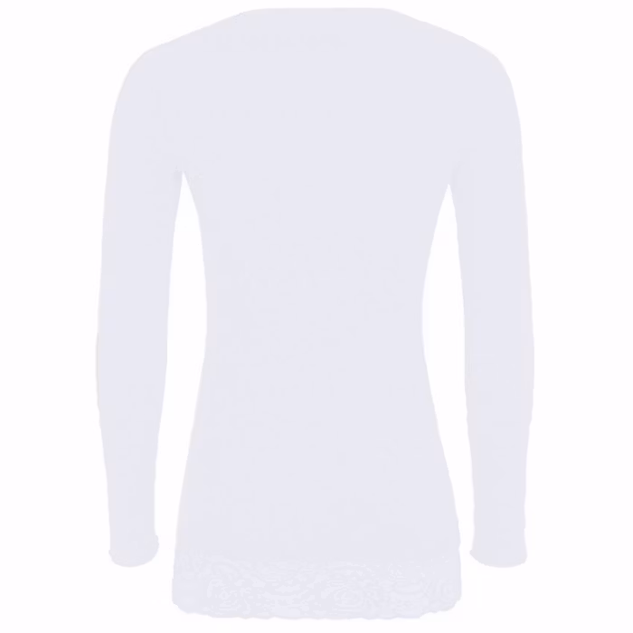 Yogatröja Long Shirt White - Mandala