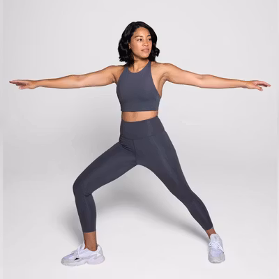 Yoga leggings Compressive High rise Long Smoke Moon  - Girlfriend Collective Yoga leggings Compressive High rise Long Smoke Moon  - Girlfriend Collective