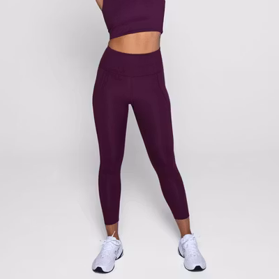 Yoga leggings Compressive High rise Long Plum  - Girlfriend Collective Yoga leggings Compressive High rise Long Plum  - Girlfriend Collective