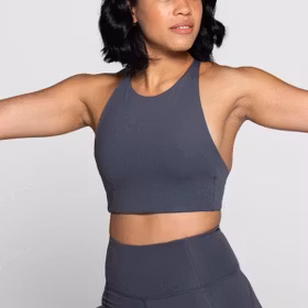 Sport-BH Yoga Topanga Smoke Moon - Girlfriend Collective Sport-BH Yoga Topanga Smoke Moon - Girlfriend Collective