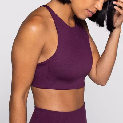 Sport-BH Yoga Topanga Plum - Girlfriend Collective