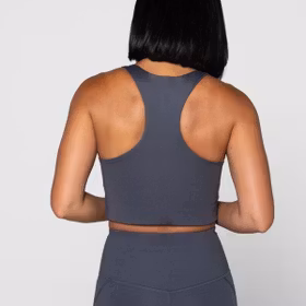 Sport-BH Yoga Paloma Smoke Moon - Girlfriend Collective Sport-BH Yoga Paloma Smoke Moon - Girlfriend Collective