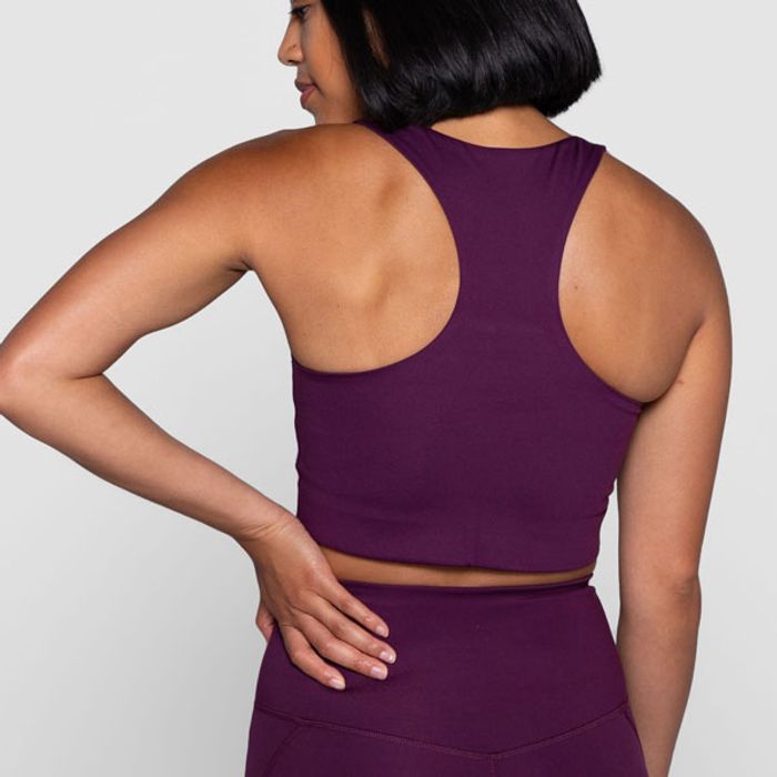 Sport-BH Yoga Paloma Plum - Girlfriend Collective