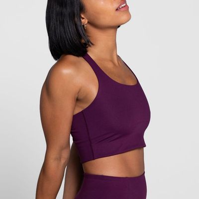 Sport-BH Yoga Paloma Plum - Girlfriend Collective