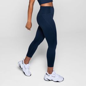 Yoga leggings High rise 7/8 Midnight  - Girlfriend Collective