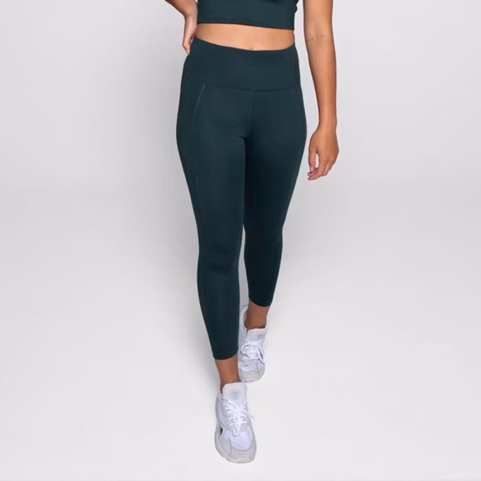 Yoga leggings Compressive High rise Long Moss  - Girlfriend Collective