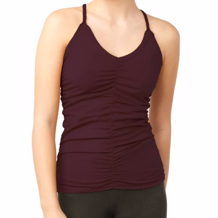 Yogalinne Cable Top Wine - Mandala