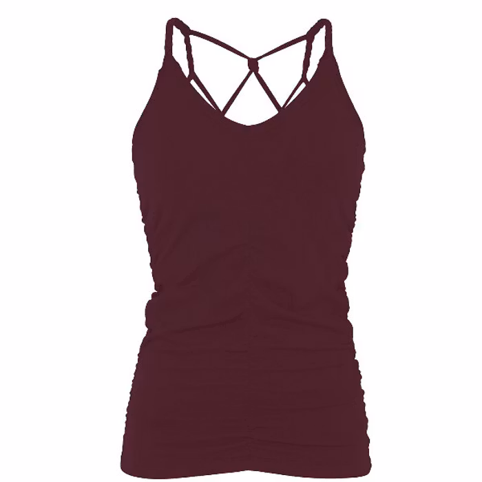 Yogalinne Cable Top Wine - Mandala