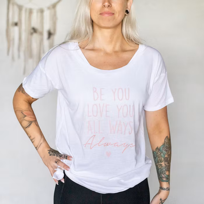 T-shirt Be you, Love you Vit - Soul Factory