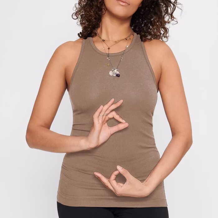 Yogatopp/linne Prana Earth - Urban Goddess