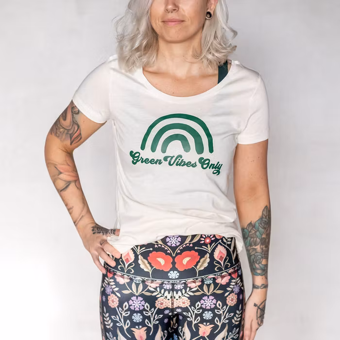 T-shirt "Green Vibes Only" - Soul Factory