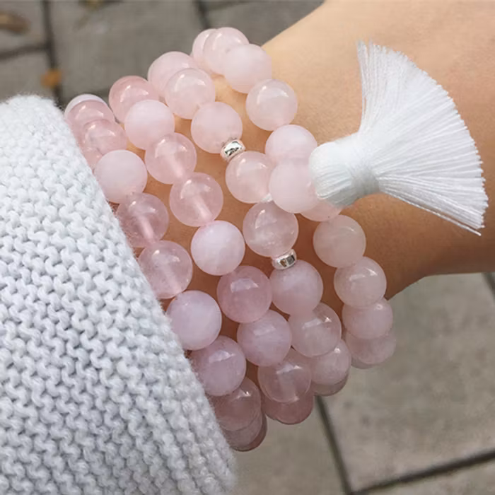 Stenarmband 2st The Love Rosenkvarts - Nouelle