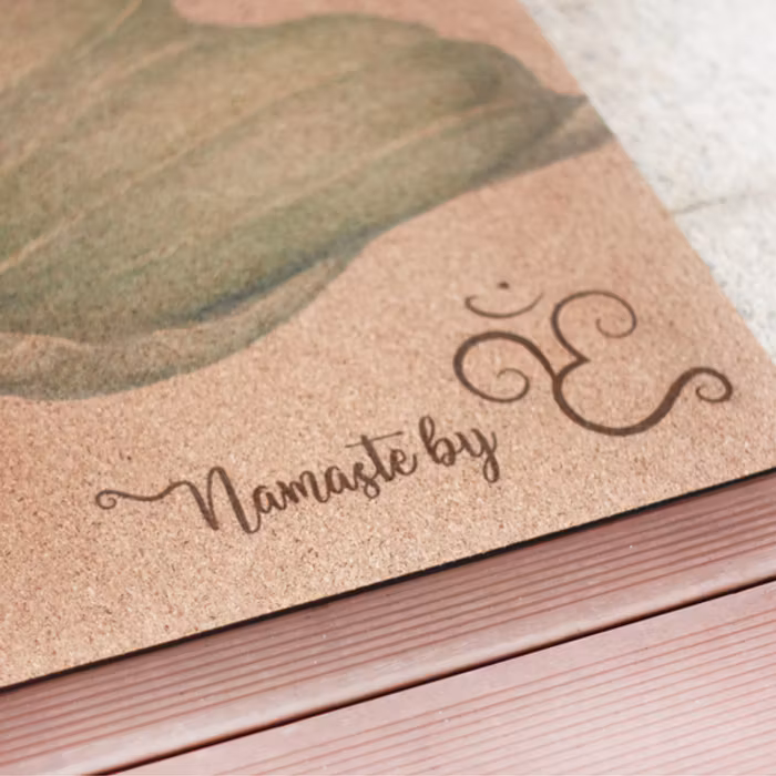 Yogamatta travelmat Kork "The practice of life" - Yggdrasil