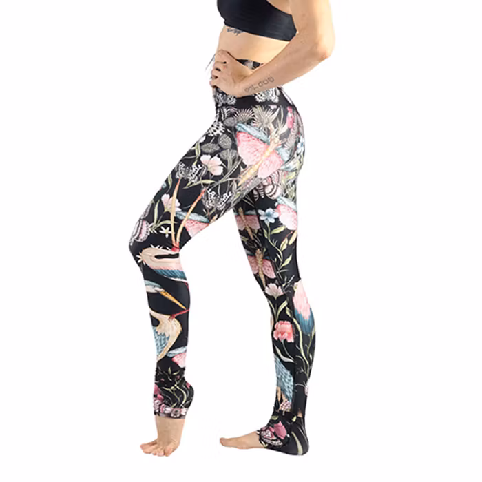 Yogaleggings Pretty in Black - Yoga Democracy