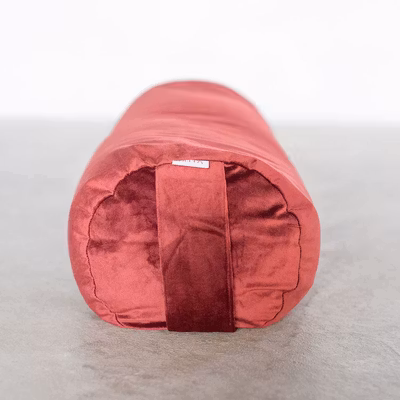 Yogabolster sammet Vinröd- Heppa Design