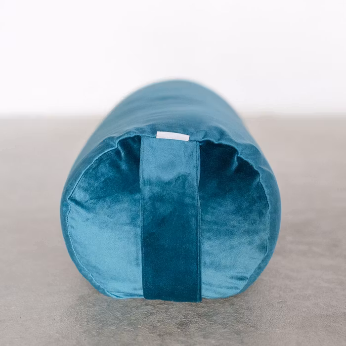 Yogabolster sammet Petrol - Heppa Design