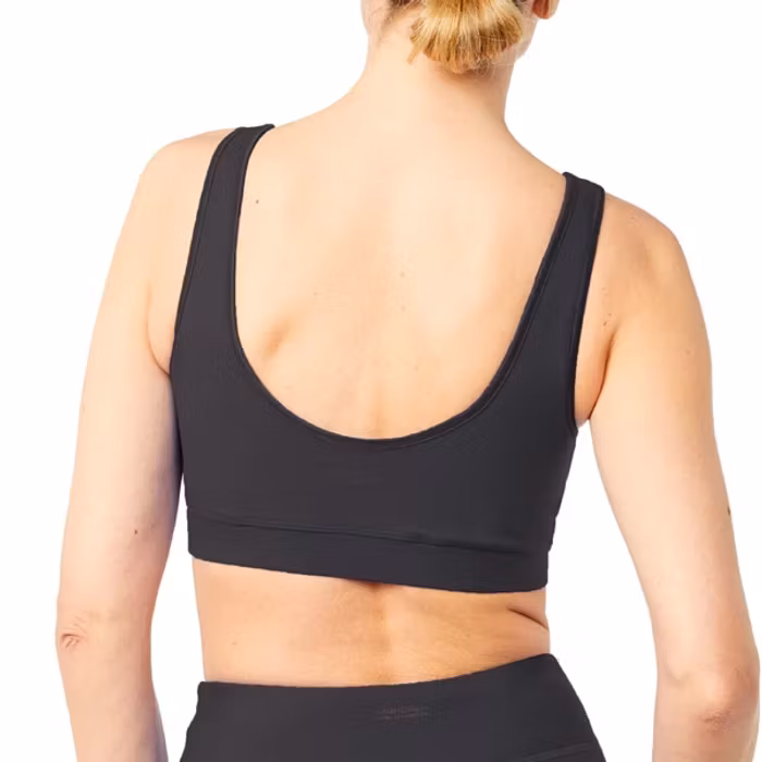 Sport-BH V-Neck Black - Mandala