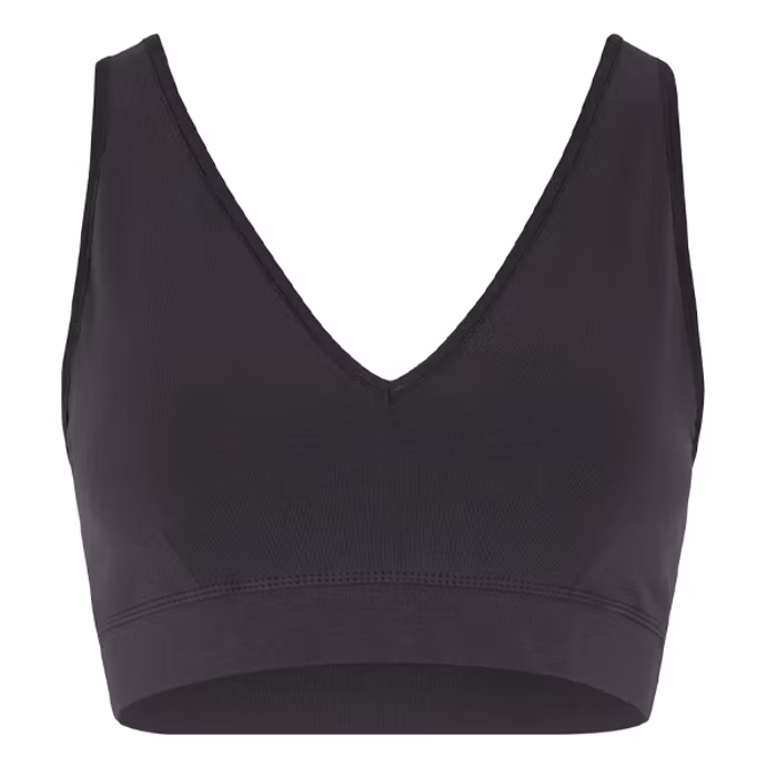 Sport-BH V-Neck Black - Mandala