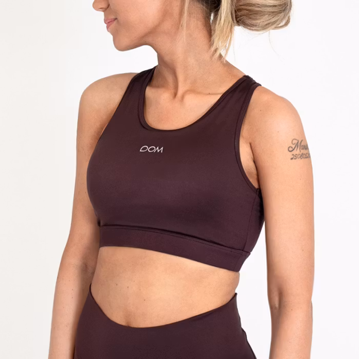 Sport-BH Yoga Norah Brown Raisin - DOM