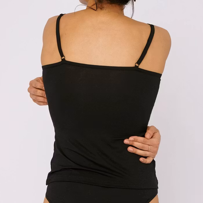 Linne TENCEL™ Lite Singlet Black - Organic Basics