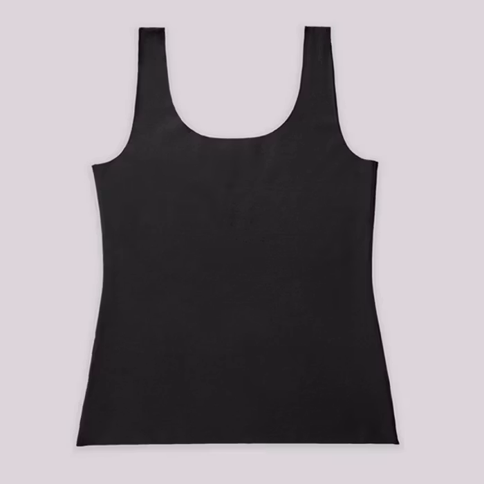 Linne Invisible Tank Top Black - Organic Basics
