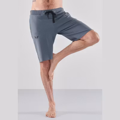 Yogashorts Bodhi Green Earth (blå/grå) - Renegade Guru