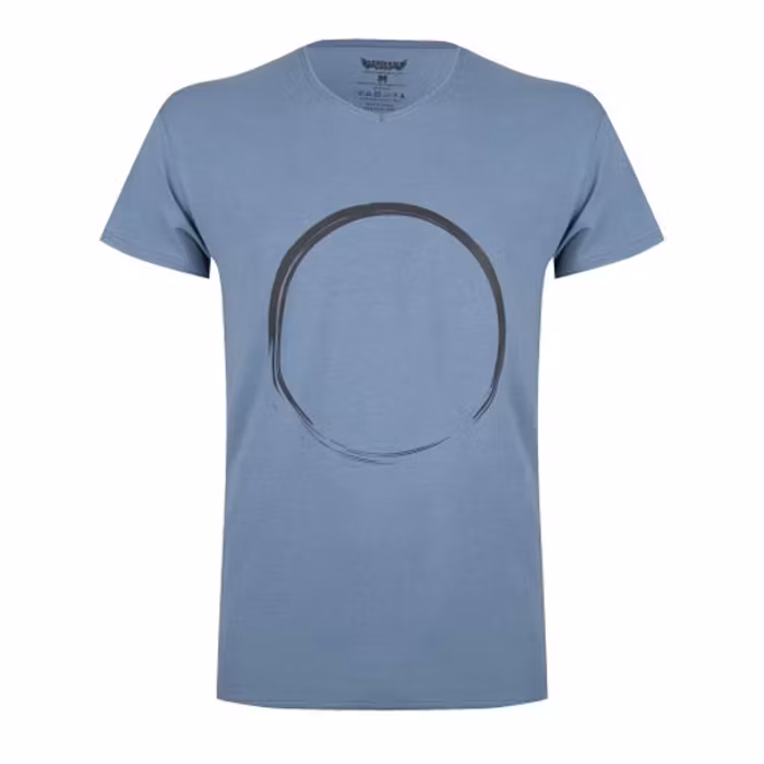 T-shirt Moksha Zen Green Earth (blå/grå) - Renegade Guru
