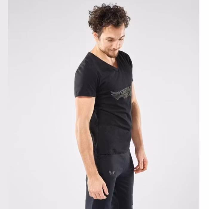 T-shirt Moksha Yoga tee Urban Black - Renegade Guru