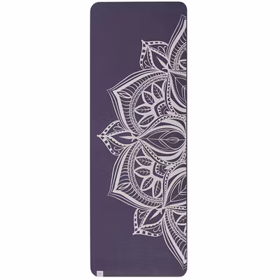 Yogamatta 6mm Aubergine Medallion - Gaiam