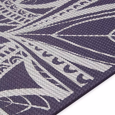 Yogamatta 6mm Aubergine Medallion - Gaiam Yogamatta 6mm Aubergine Medallion - Gaiam